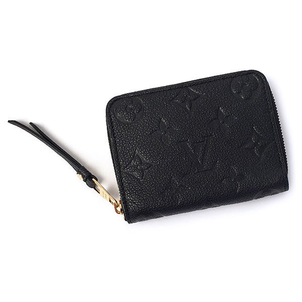 ルイヴィトン コインケース レディース  LOUIS VUITTON モノグラムアンプラント ジッピーコインパース ブラック M60574