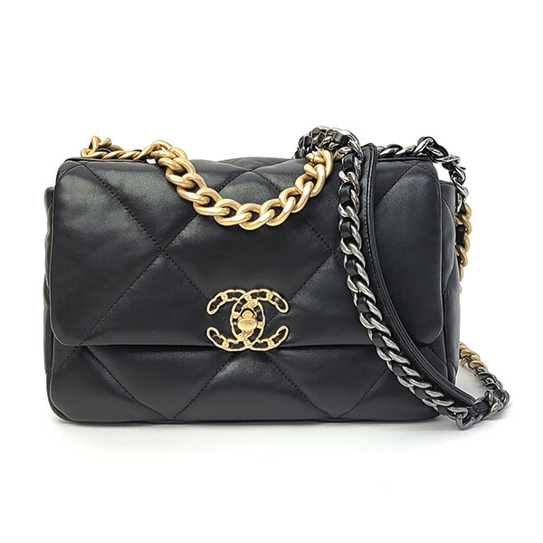 シャネル バッグ CHANEL シャネル19 ハンドバッグ AS1160 B04852 94305 ブラック シャネルバッグ