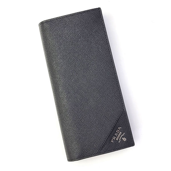 プラダ 財布 メンズ PRADA サフィアーノレザー財布 2MV836 QME F0002 NERO ブラック