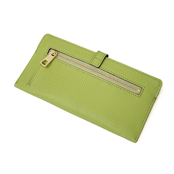 ペレボルサ 財布 レディース PELLE BORSA フィーネ 5442 LTG レタスグリーン 長財布_2