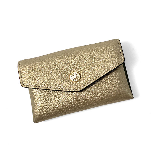 ペレボルサ 名刺入れ レディース PELLE BORSA レネット4773 GO ゴールド
