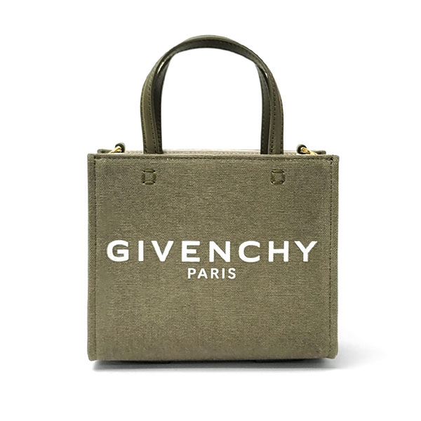 ジバンシィ バッグ レディース GIVENCHY Gトートバッグミニ BB50N0B1QY 313 ダークカーキ