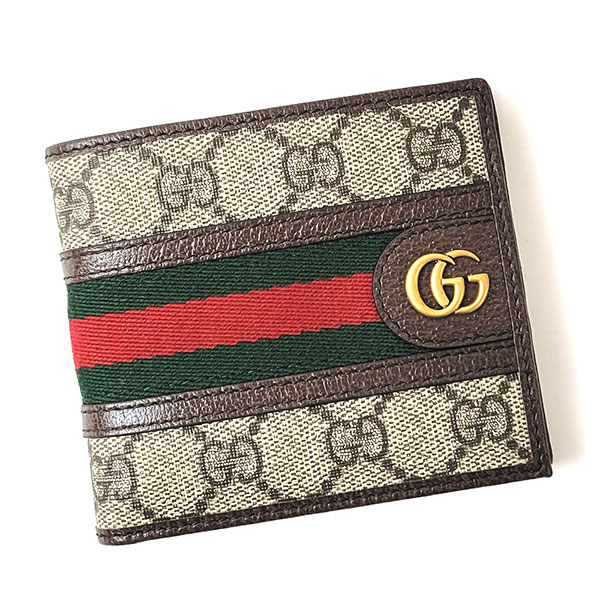 グッチ 財布 メンズ GUCCI オフィディア ウォレット 597609 96IWT 8745 ベージュ+ブラウン