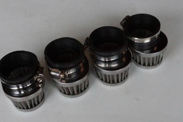パワーフィルター 54パイ S4個セットオーバル ★4X-1426 XJR1300 GSX750 GSX400E ゼファー1100 GPZ750F