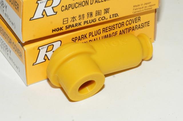 NGKプラグキャップ TRS1233B-Y 8897 x 4個セット Spark Plug Resistor Cover ★4X-4433 0087295188972_2