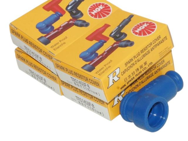 NGKプラグキャップ TRS1408F-B 8871 x 4個セット Spark Plug Resistor Cover ★4X-4435 0087295188712