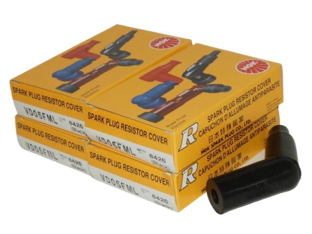 NGKプラグキャップ VD05FML 8426 x 4個セット Spark Plug Resistor Cover ★4X-4443 0087295184264 XJR400('93.3-'95.3)  XJR400/R('95.3-)