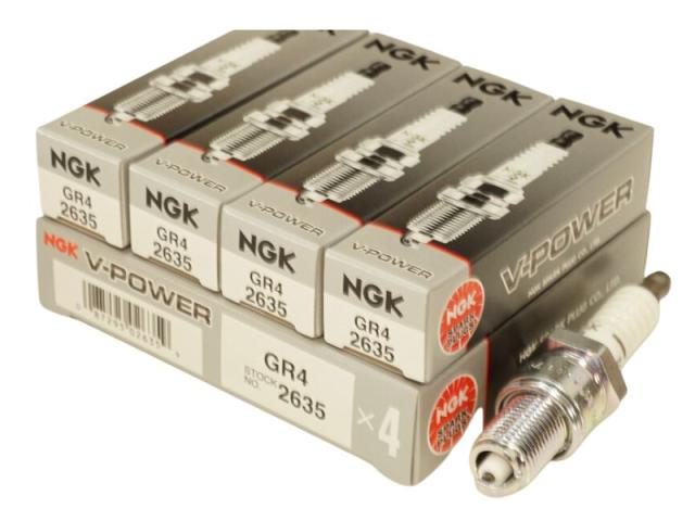 NGK GR4 2635 押し並べて形 x8本 エヌジーケー 日本特殊陶業 Spark plug ★8X-4930 0087295126356