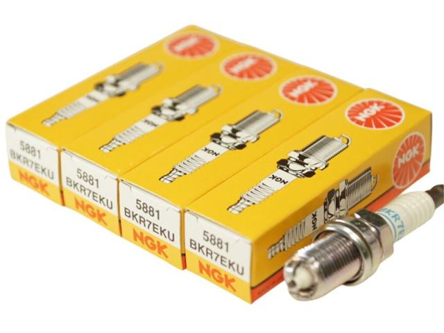NGK BKR7EKU 5881 一体形 x4本 エヌジーケー 日本特殊陶業 Spark plug ★4X-0298 0087295158814