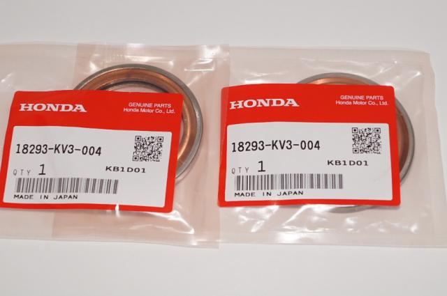ホンダ純正部品 18293-KV3-004 マフラーガスケット 43x59 2個セット Muffler gasket Genuine parts ★2X-5030 4580420471988 NSR250 NSR250