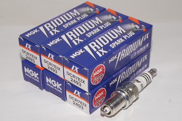 NGK DCR7EIX 2493 分離形 x6本 エヌジーケー 日本特殊陶業 Spark plug ★6X-1324 0087295124932 サンダーボルトS2('95-'96)  XL883シリーズ