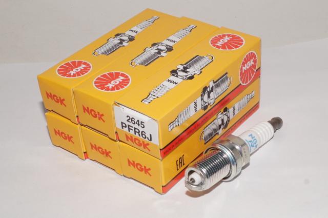 NGK PFR6J 2645 一体形 x6本 エヌジーケー 日本特殊陶業 Spark plug ★6X-2610 0087295126455 レグナム EC5W  ギャラン GALANT EC5A  エテ