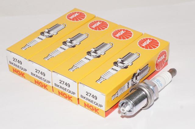 NGK BKR6EQUP 13199 一体形 x4本 エヌジーケー 日本特殊陶業 Spark plug ★4X-0275 0087295131992