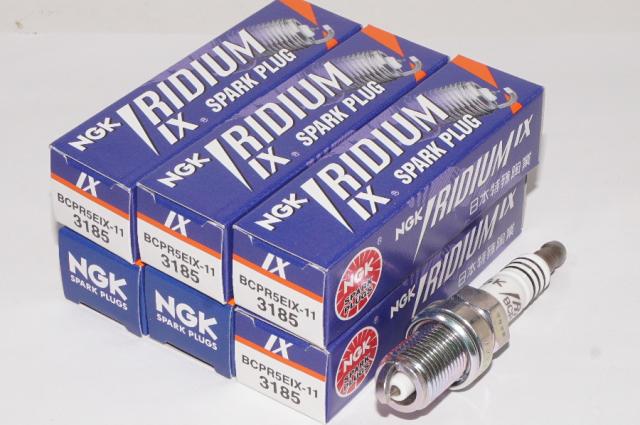 NGK BCPR5EIX-11 3185 ポンチカシメ x6本 エヌジーケー 日本特殊陶業 Spark plug ★6X-2336 0087295131855 レパード LOPARD JY33  セドリッ
