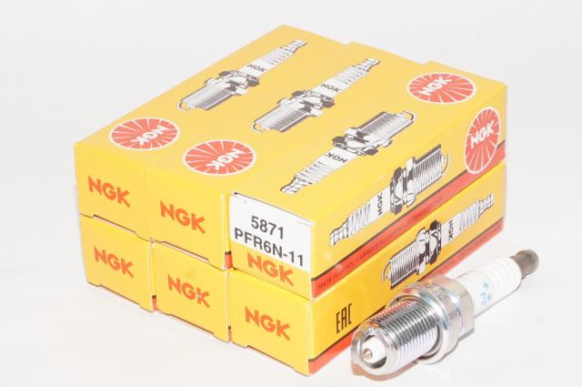 NGK PFR6N-11 5871 一体形 x6本 エヌジーケー 日本特殊陶業 Spark plug ★6X-2614 0087295158715 エリーゼ -  MG TF -  75 GH-RJ25T  75 GH