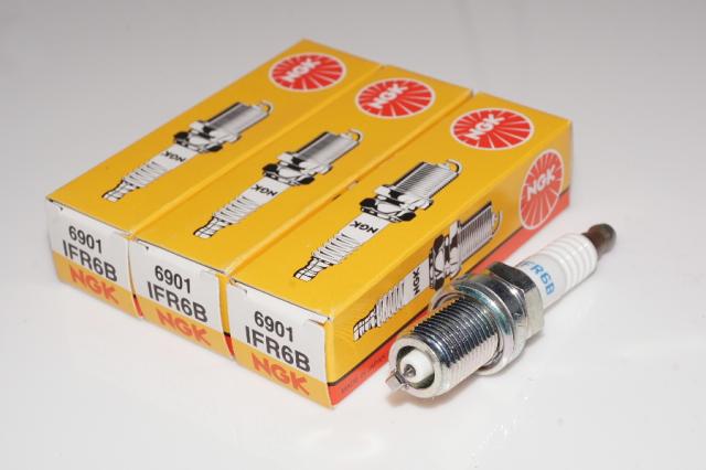 NGK IFR6B 6901 一体形 x3本 エヌジーケー 日本特殊陶業 Spark plug ★3X-2291 0087295169018 クリッパーリオ CLIPPER RIO U71W 72W  オッ