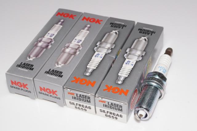 NGK SILFR6A6 8659 一体形 x4本 エヌジーケー 日本特殊陶業 Spark plug ★4X-4973 0087295186596 インプレッサ IMPREZA GVB(STi)  インプレ