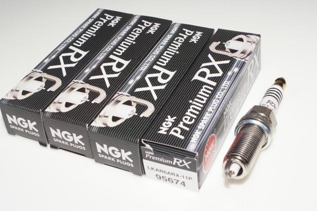 NGK LKAR6ARX-11P 95674 ポンチカシメ x4本 エヌジーケー 日本特殊陶業 Spark plug ★4X-2374 0087295956748 ラティオ LATIO N17  マーチ M