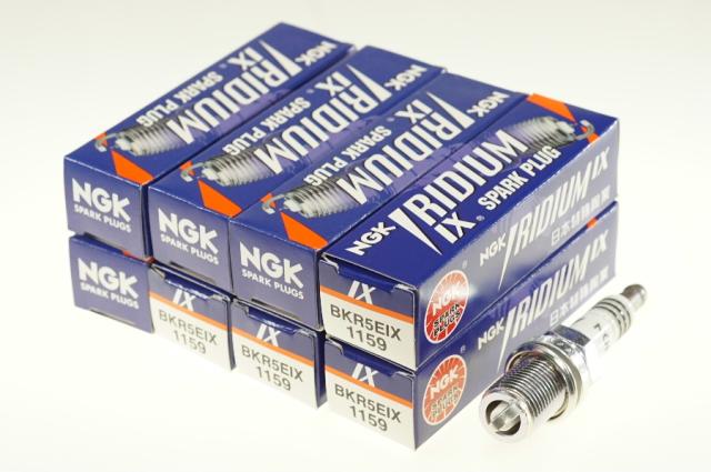 NGK BKR5EIX 1159 ポンチカシメ x8本 エヌジーケー 日本特殊陶業 Spark plug ★8X-2343 0087295111598 ミラジーノ MIRA GINO L711S  ミラジ