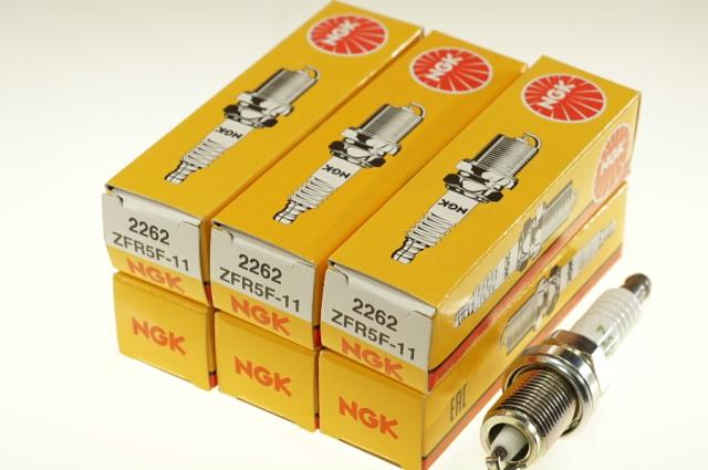 NGK ZFR5F-11 2262 押し並べて形 x6本 エヌジーケー 日本特殊陶業 Spark plug ★6X-2253 0087295122624 オッティ OTTI H91W  ミニカ MINICA H42A/