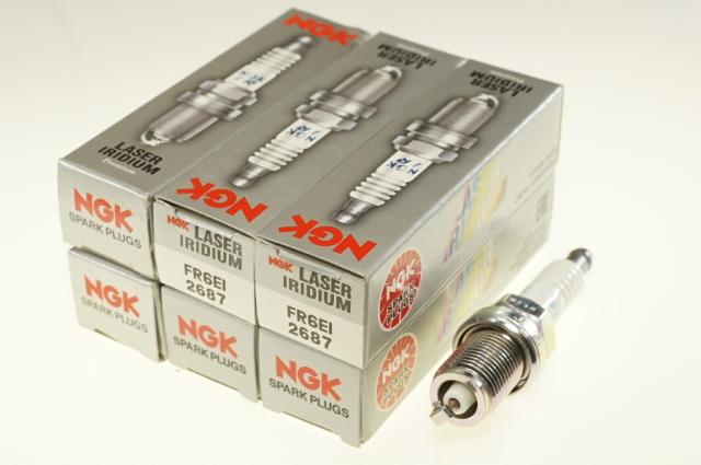 NGK FR6EI 2687 一体形 x6本 エヌジーケー 日本特殊陶業 Spark plug ★6X-4932 0087295126875 ギャランフォルティススポーツバック GALANT