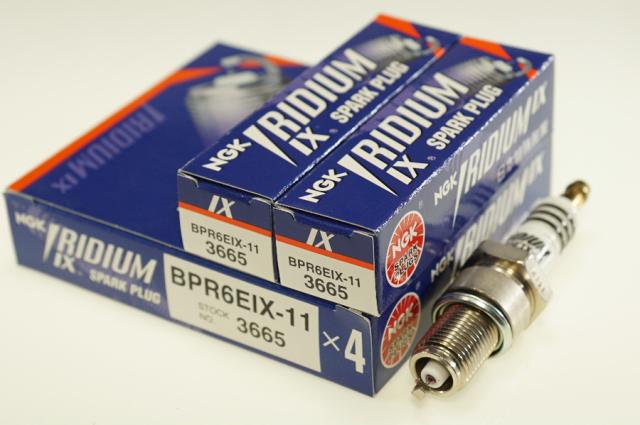 NGK BPR6EIX-11 3665 ポンチカシメ x6本 エヌジーケー 日本特殊陶業 Spark plug ★6X-2361 0087295136652 ET4500(-1253117号機)  EM4500(-1