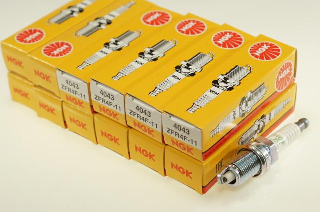 NGK ZFR4F-11 4043 一体形 x12本 エヌジーケー 日本特殊陶業 Spark plug ★BX-2249 0087295140437 XP DI(2003-2004)  RX DI(2000-2003)  LR