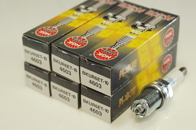 NGK BKUR6ET-10 2397 一体形 x6本 エヌジーケー 日本特殊陶業 Spark plug ★6X-0323 0087295123973