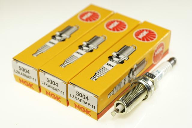 NGK LZKAR6AP-11 6643 押し並べて形 x3本 エヌジーケー 日本特殊陶業 Spark plug ★3X-2203 0087295166437