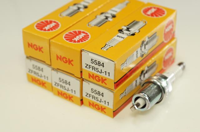 NGK ZFR5J-11 5584 押し並べて形 x6本 エヌジーケー 日本特殊陶業 Spark plug ★6X-2256 0087295155844 ジェミニ GEMINI MJ6  ジェミニ GEMINI MJ
