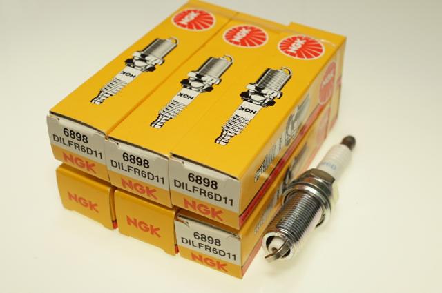 NGK DILFR6D11 6898 一体形 x6本 エヌジーケー 日本特殊陶業 Spark plug ★6X-2156 0087295168981 インプレッサアネシス IMPREZA ANESIS GE