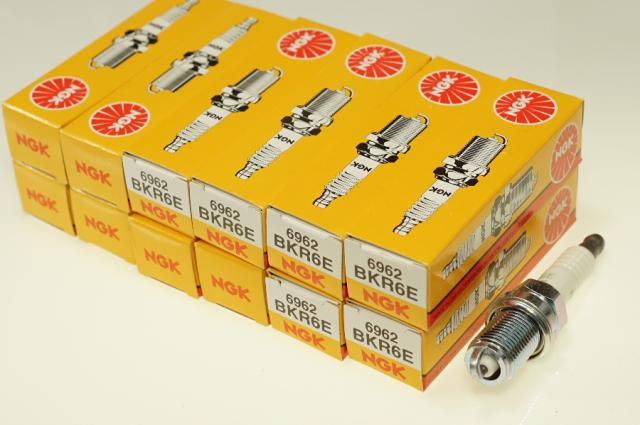 NGK BKR6E 6962 押し並べて形 x12本 エヌジーケー 日本特殊陶業 Spark plug ★BX-0259 0087295169629 ルーテシア E-57F7P  ルーテシア E-C57D  ル