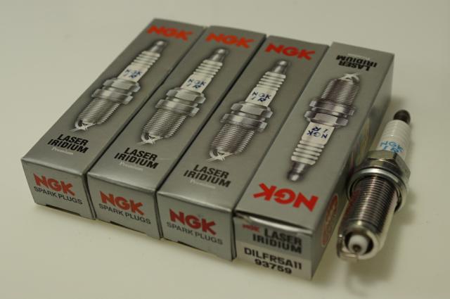 NGK DILFR5A11 93759 一体形 x4本 エヌジーケー 日本特殊陶業 Spark plug ★4X-4993 0087295937594 ミラージュ MIRAGE A03A  ミラージュ MI