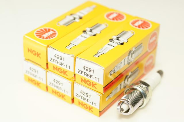 NGK ZFR6F-11 4291 押し並べて形 x6本 エヌジーケー 日本特殊陶業 Spark plug ★6X-2260 0087295142912 クリッパーリオ CLIPPER RIO U71W 72W  ク