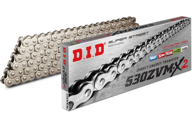 DID ZVM-X2 チェーン 530-98 シルバー 98L カシメジョイント
