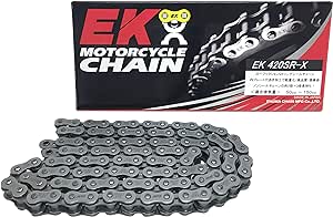 EKシール エヌマ 420-130 チェーン 420SR-X スチール 130L SKJ セミプレスクリップジョイント ★00-8227 4582252858142 420SR-X-130スチー