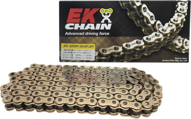 EKシール エヌマ 525-138 チェーン 525SR-X2 ゴールド 138L SLJ スクリュージョイント 4571291829022 ★00-8972 525SR-X2(GP;GP)-138ゴール