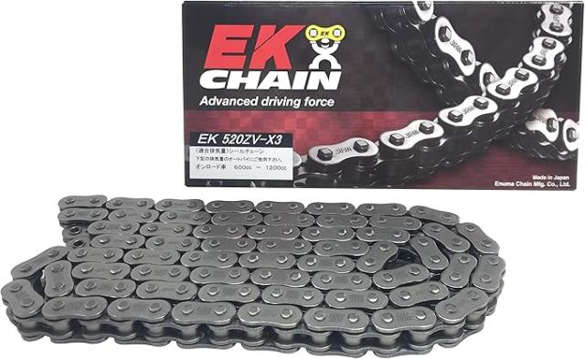 EKシール エヌマ 520-116 チェーン 520ZV-X3 スチール 116L MLJ カシメジョイント 4571291826137 ★00-9209 520ZV-X3-116スチール