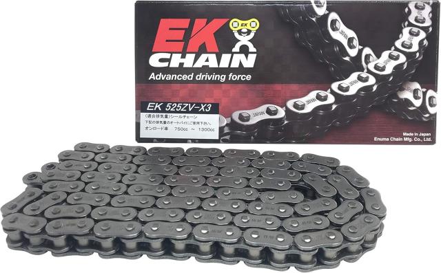EKシール エヌマ 525-114 チェーン 525ZV-X3 スチール 114L MLJ カシメ