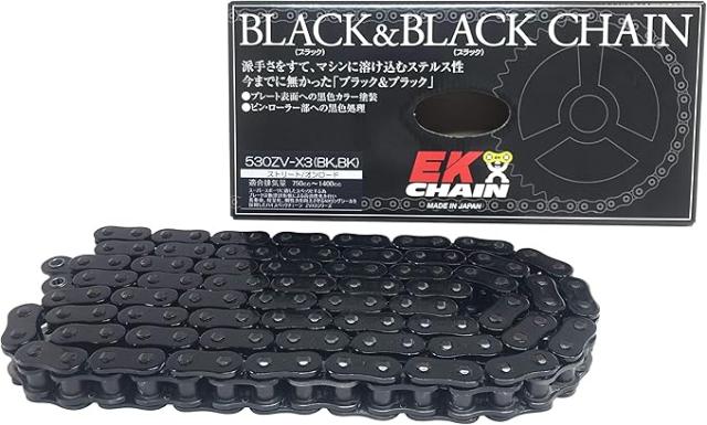 専用のページ￼ EKシール エヌマ 530-112 チェーン 530ZV-X3 ブラック/ブラック 112L