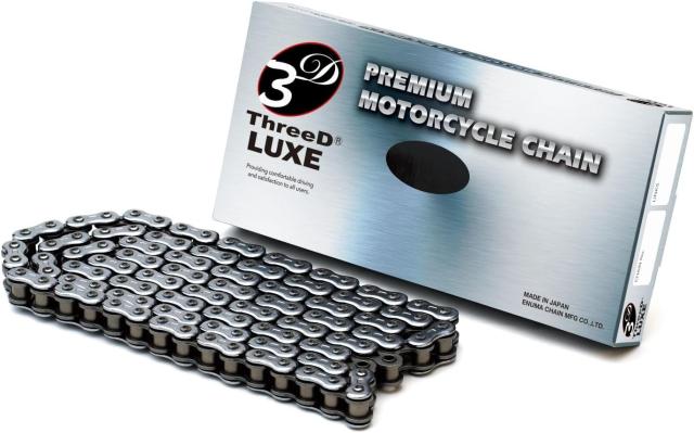 ThreeD エヌマ 520-110 チェーン 520L/3D シルバー 110L MLJ カシメジョイント 4571291789531 ★00-9517 ThreeD520L/3D(CR;-)-110シルバー