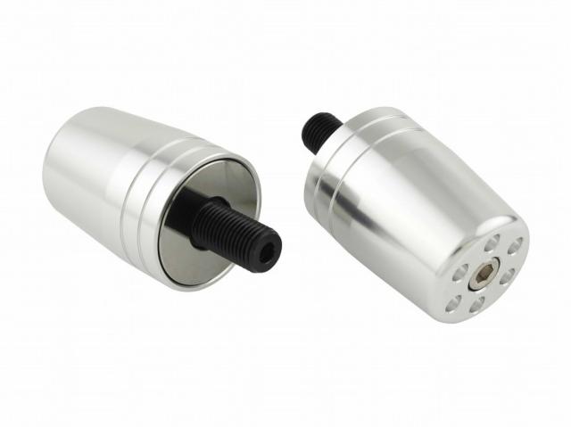 バーエンド スズキ シルバー Hasndlebar End Weights ★00-3365 4945716163679