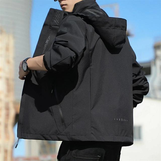 ウィンドブレーカー メンズ マウンテンパーカー 秋 アウター ウインドブレーカー レディース 春服 大きいサイズ 男女兼用 無地 撥水耐汚 防水 防風 薄手 軽量 ジャンパー ライトジャケット ブルゾン 帽子取り アウトドア 通勤通学 旅行 登山 春用_13