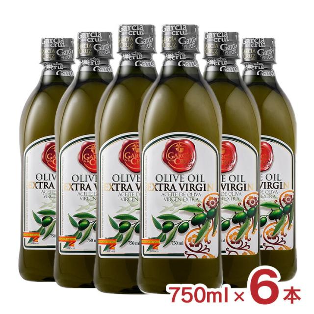 オリーブオイル 富永貿易 ガルシア エクストラバージン オリーブオイル 750ml 6本 ペット スペイン産 24時間以内搾油 送料無料