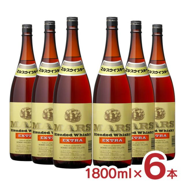 ウイスキー マルスエクストラ 1800ml 6本 37% 本坊酒造 ブレンデッドウイスキー お買い得 送料無料