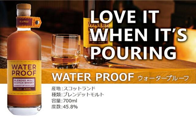 ウイスキー スコッチ ウォータープルーフ 700ml 3本 スコットランド ブレンデッド 送料無料_2