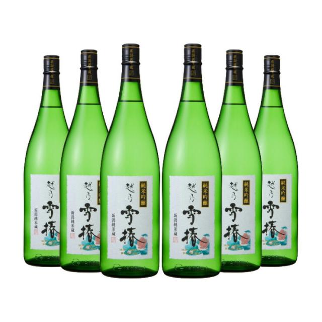雪椿酒造(株) 純米吟醸「花」 1800ml 6本 越乃 雪椿 日本酒 純米吟醸酒 取り寄せ品 送料無料