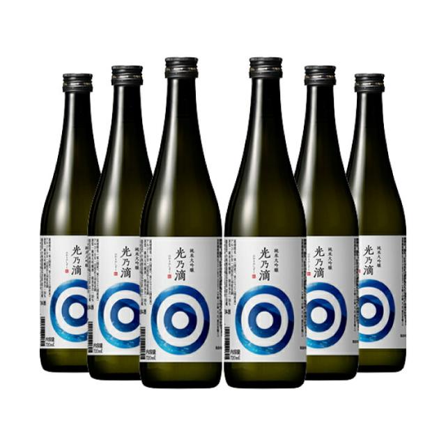 小西酒造 光乃滴 純米大吟醸 720ml 6本 日本酒 純米大吟醸酒 取り寄せ品 送料無料
