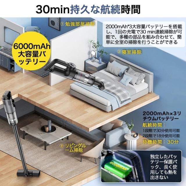 ハンディスチームクリーナー 10点アクセサリーセット付 化学薬品不使用