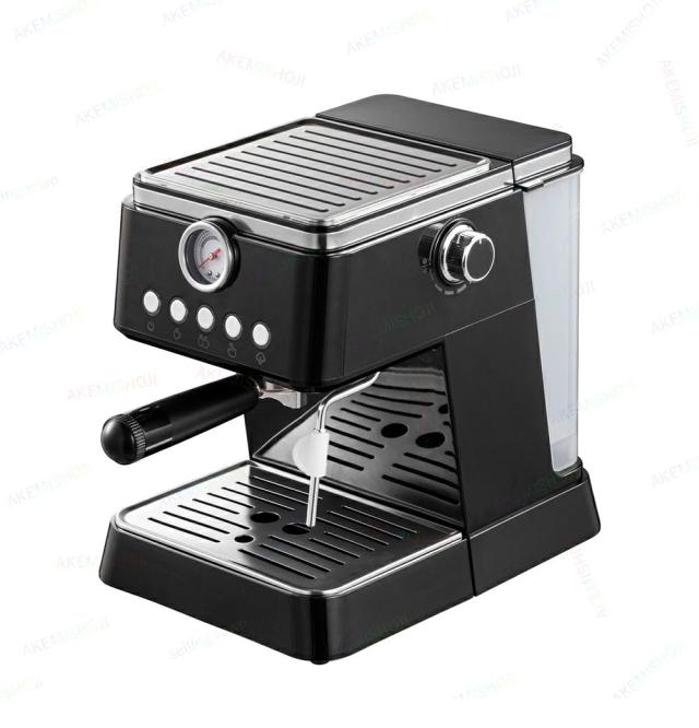 エスプレッソマシン 家庭用 コーヒーメーカー コーヒーマシン ミルク泡立て器 20Bar圧力 ミルク泡立て機能付き カップ加熱機能 シングルカップ/ダブルカップモード 1000ml 半自動 家庭用 お手入れ簡単 粉対応 コーヒー ギフト
